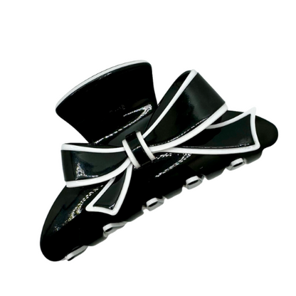 Chloe Acetate Bow Claw Clip