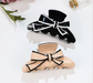 Chloe Acetate Bow Claw Clip